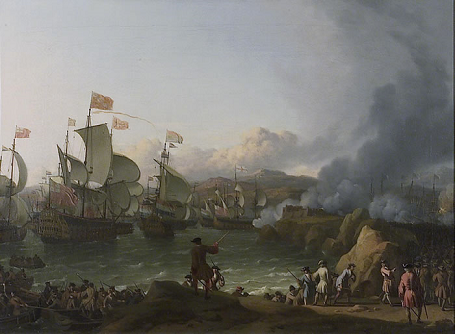 Bataille de la Baie de Vigo par Ludolf Bakhuizen